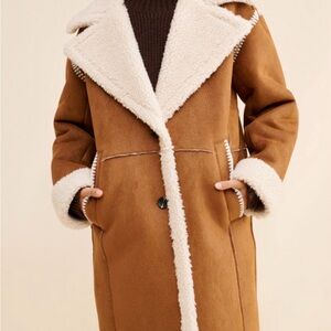 Faux Shearling lined Coat